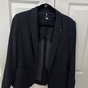 Tommy Hilfiger Blue and White Blazer